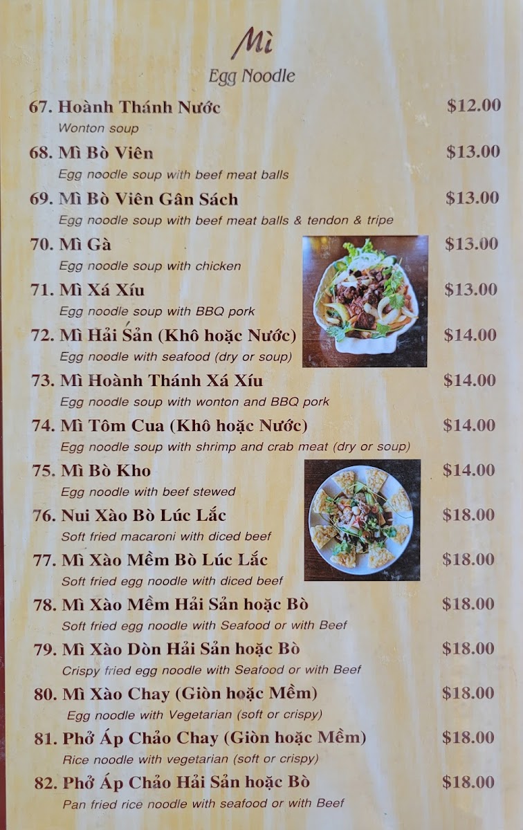 Phở Lú Menu - Image 2